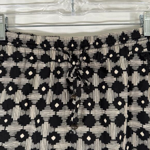 HEI HEI Anthropologie Pants Women's Medium Black Pull On Drawstring Lightweight - Picture 5 of 12